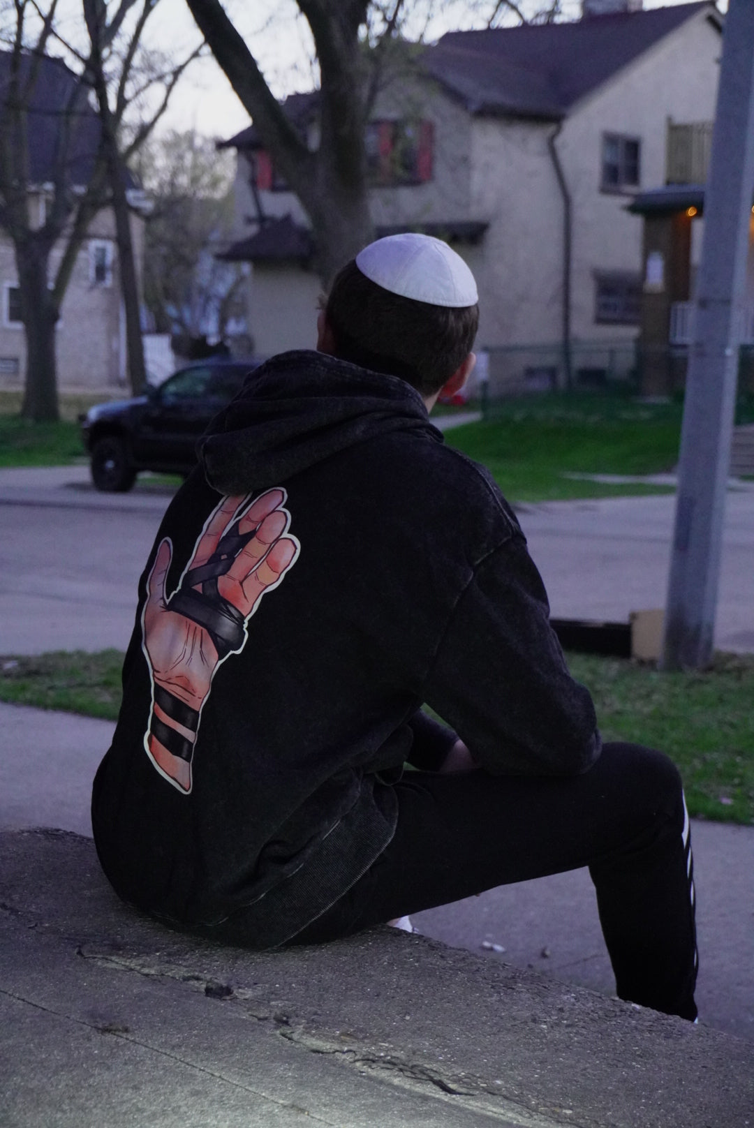 MIND AND HEART TEFILLIN HOODIE